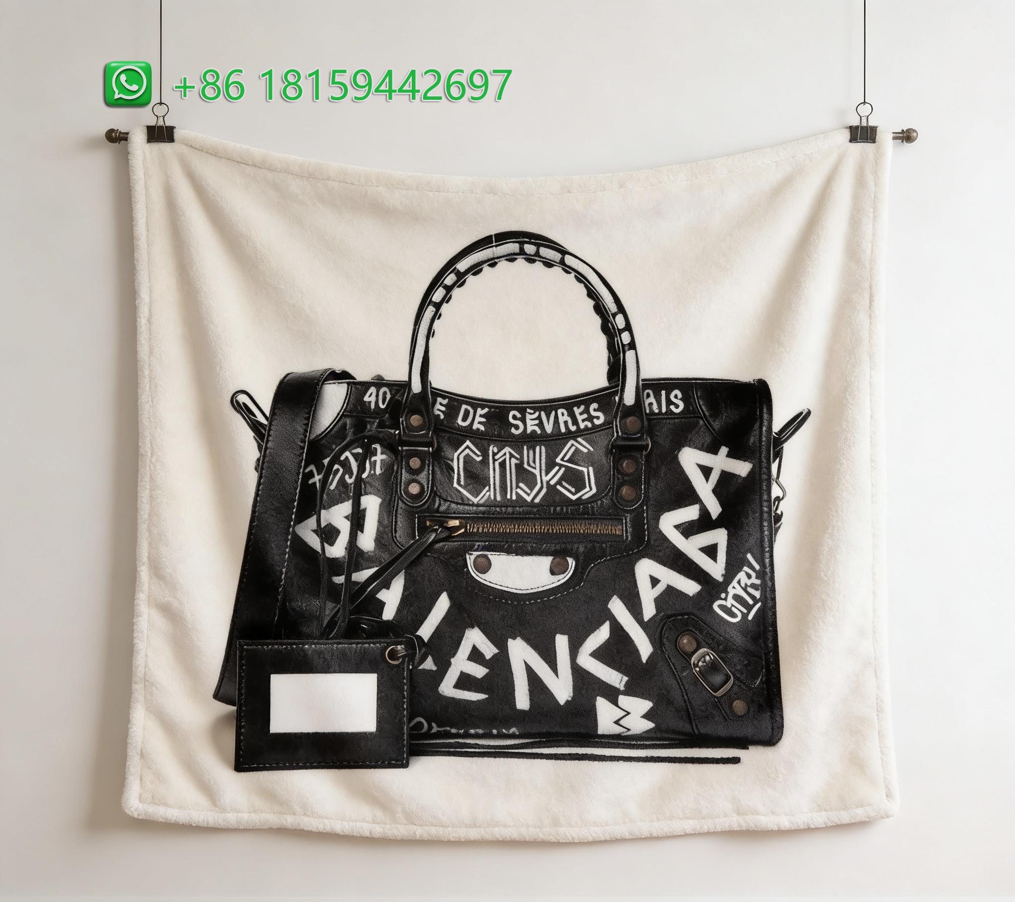 Balenciaga Throw Blankets